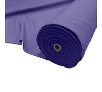 Dark Lilac Plain Bi-Stretch Polyester Fabric 170 GSM Weight 150cm Wide - Dressmaking Material for Trousers, Suits & Workwear - Panama Weave Sewing Fabric - 3 Metre (300cm x 150cm)