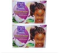 Dark & Lovely Beautiful Beginnings With Coconut & Aloe Scalp Care Relaxer *Fine* x 2 Pack Bundle