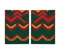 Dark Maroon And Dark Green Passport Holder Cover PU Leather Waterproof Passport Case Travel Wallet with Credit Card Slots for Women Men, style, 20.3x13.8cm