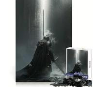 Dark Medieval Knight 1000 Pieces Puzzles for Adults Mental Skill Snug Cut Enjoyable Challenge Xmas Surprise (50x75cm)