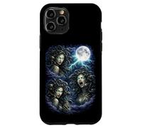Dark Medusa Under the Moon - Vintage Fantasy Lightning Art Case for iPhone 11 Pro