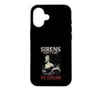 Dark Mermaid Gothic Siren Haunted Sea Witch Undead Ocean Case for iPhone 16