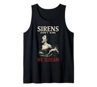 Dark Mermaid Gothic Siren Haunted Sea Witch Undead Ocean Tank Top