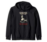 Dark Mermaid Gothic Siren Haunted Sea Witch Undead Ocean Zip Hoodie