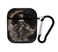Dark Moon Stars Goddesses Earbud Case Compatible with Airpods 1/2