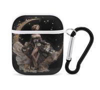 Dark Moon Stars Goddesses Earbud Case Compatible with Airpods 1/2