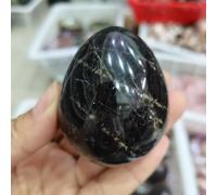 Dark Moonlight Carved Egg Crystal Home Office Decor Decor(201-250g) Gemstone Stone