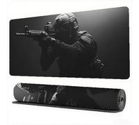 Dark Mouse Pad 1500 x 800 x 3 mm XXL Desk Mat Man Mouse Mat, Extended Japanese Mousepad Large Desk Pad with Non-Slip Base and Stitched Edge Office Accessories for Computers Gaming Work Laptop,Model979