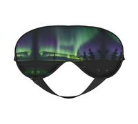 Dark Northern Lights Double Side Eye Mask, Adjustable Strap Eye Mask, Eye Sleep Shade Cover, Blocks Light Eye mask