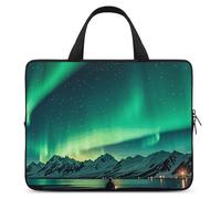 Dark Northern Lights Laptop Bag Durable Laptop Sleeve Water-Resistant Notebook Bag for Computer Or Tablet