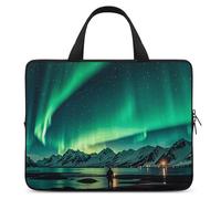 Dark Northern Lights Laptop Bag Durable Laptop Sleeve Water-Resistant Notebook Bag for Computer Or Tablet