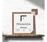 (Dark Oak, 20x20 Inch) The Photo Factory Frame | Wooden Photo & Art Frames