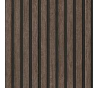 Non-woven wallpaper AS Creation Scandi wood look brown black 39109-3 (2,83£/1qm)