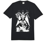 Dark Occult Sigil of Baphomet Satanic Sigil Baphomet Evil Comfort Colors Adult Heavyweight T-Shirt