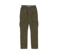 Dark Olive Cargo Trousers Men - male - Alpha Industries - Slim-fit Trousers - Green - W28 - Trousers W28