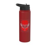 Dark Omen Mothman Occult Gothic Horror Cryptid Stainless Steel Insulated Water Bottle