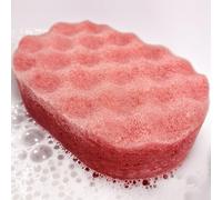 Dark Opium Exfoliating Soap Sponge - 250g - Moisturising Shea Butter - Perfume Scent - Vegan Friendly - Puddle of Wax - Made in The UK