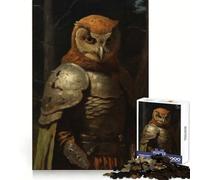 Dark Owl Knight 1000 Piece Jigsaw Puzzles for Adults Jigsaw Creative Play High Def Print Real Challenge Birthday Art Gift (50x75cm)