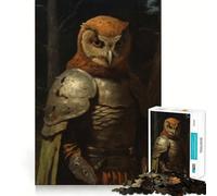 Dark Owl Knight 1000 Piece Jigsaw Puzzles for Adults Relax Game Good Thick Fun Hobby Xmas Surprise (38x52cm)