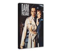 Dark Passage Movie Poster Canvas Poster Bedroom Decor Landscape Office Room Decor Gift 16x24inch(40x60cm)