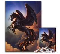 Dark Pegasus Jigsaw Puzzles 1000 Pieces for Adults Paper Jigsaw Puzzles Perfect for Family Fun Party Games Birthday Party Favors 1000 PCS(38x26cm)