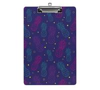 Dark Pine on The Starry A4 Size Clipboard Funny Aesthetic Working Studying Letter Standard Clip Board 12.5×8.5 in Hardboard for School Classroom Kids Writing Drawing