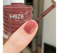 Dark Pink Nail Polish - Quick Dry Pink Nail Varnish - Long Lasting Dusty Pink Breathable Nail Polish - Water Based Chip Resistant Mauve Nail Varnish - No Need UV Lamp for Women DIY Manicure
