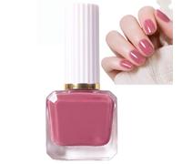 Dark Pink Nail Varnish Quick Dry,Long Lasting Dusty Pink Breathable Polish | Dusty Pink Nail Polish,Water Based Chip Resistant Mauve Nail Polish,No Need UV Lamp for Women DIY Manicure,Breathable
