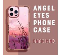(dark pink, Samsung Galaxy S20 Ultra) Nature Scenery Square Frame Phone Case for iPhone 13 Pro 12 mini 11 6 6s 7 8 Plus Samusng Vivo Soft TPU Shockproof Cellphone Back Cover Cases