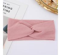 (dark pink) Solid Color Women Girls Headband Twisted Knotted Elastic Hair Band Hair Accessories Baby Headbands