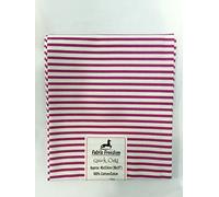 Dark Purple | 100% Cotton Poplin Fabric 1 Fat Quarter 2mm Candy Stripes 46cm x 53cm (18" x 21") Patchwork Quilting Material Dressmaking Quick Cuts