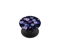 Dark Purple Blue Tulips Flowers Floral Midnight Garden PopSockets Adhesive PopGrip