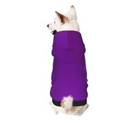 Dark Purple Color Dog Hoodie - Soft & Breathable Pet Clothes for Small to Large Dogs, Stylish and Comfortable Dog Clothes