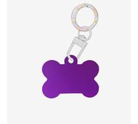 Dark Purple Color Personalized Pet Tags-Quality Acrylic Dog Tags, Custom ID Tags for Pets, Stylish and Durable