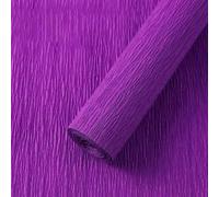 Dark Purple Crepe Paper Roll, Florist Crepe Paper for Crafts Flowers Wrapping, 25x250cm