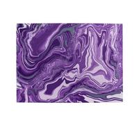 Dark Purple Marble Background Adults 500 Pieces Puzzles-Jigsaw Wooden Puzzle for Adults Elderly