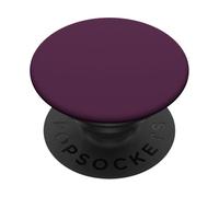 Dark Purple Plum Aubergine Deep Aesthetic Solid Color PopSockets Adhesive PopGrip