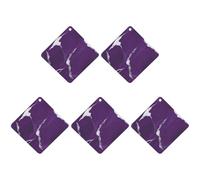 Dark Purple Texture Car Air Freshener Hanging Incense Chips 5 Pack Automotive Scented Hanging Sheets for Car Home Auto Interior Decor Rhombus,black-style