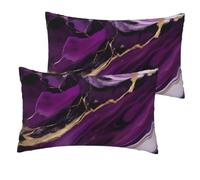 Dark Purple Texture Marble 1 Print Pillow Covers Bedroom Living Room Soft Breathable Versatile Home Decor Gift