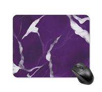 Dark Purple Texture Square Mouse Pad Portable Computer Mousepad with Non-Slip Rubber Base 20 * 25cm Ultra-Thin Gaming Mouse Mat for Computer Laptop Office Desk Accessories