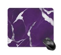 Dark Purple Texture Square Mouse Pad Portable Computer Mousepad with Non-Slip Rubber Base 25 * 30cm Ultra-Thin Gaming Mouse Mat for Computer Laptop Office Desk Accessories