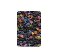 Dark Rainbow Gems Pattern Glitter Car Air Freshener | 4 Pcs Hanging Scented Cards Fragrance Scented Cards For Car