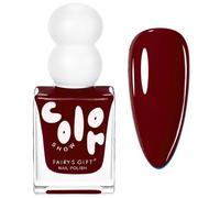 Dark Red Nail Polish - Quick Dry Burgundy Nail Varnish 12ml | Cherry Red Nail Paint - No Need Curing, Long Lasting - Glossy Wine Red Nail Art Gift For Diy Salon Manicure At Home Travel