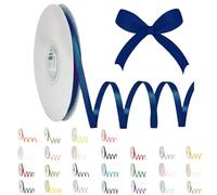 Dark Red Thin Ribbon 6mm, 91m Satin Ribbon Solid Color Fabric Ribbons Silk Satin Roll, Claret Red Balloon Ribbons for Union Jack Xmas Birthday Party Gift Wrapping, DIY Crafts, Hair Cake Bows, Balloons