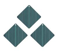 Dark Retro Minimalist Pattern Car Air Freshener, 3 Pcs Rhombus Hanging Air Freshener Cards, Long Lasting Fragrance Scented Cards for Car, Home, Office Gray-style