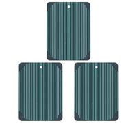 Dark Retro Minimalist Pattern Car Air Freshener, 3 Pcs Square Hanging Air Freshener Cards, Long Lasting Fragrance Scented Cards for Car, Home, Office Black-style