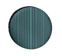 Dark Retro Minimalist Pattern Spare Tire Cover, 24inch Oxford Wheel Protector Travel Accessories, Waterproof Dustproof Wheel Tire Covers for RV Jeep SUV Camper Truck