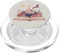 Dark Romance Book Dragon Romantasy Reader Bookworm Bookish PopSockets PopGrip for MagSafe