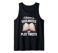 Dark Romance Book Men Women Believe Soulmates Plot Twists Tank Top