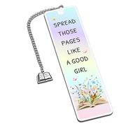 Dark Romance Bookmarks for Book Lovers, Funny Book Girl Gift, Spread Those Page Like a Good Girl Bookmark, Book Lover Nerd Bookish Christmas Gifts, Book Themed Book Club Gift Ideas for Women